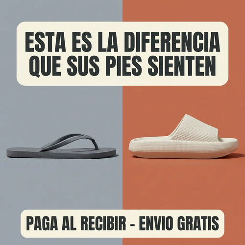 NubeStep™ - Sandalias anatómicas de suela antideslizante
